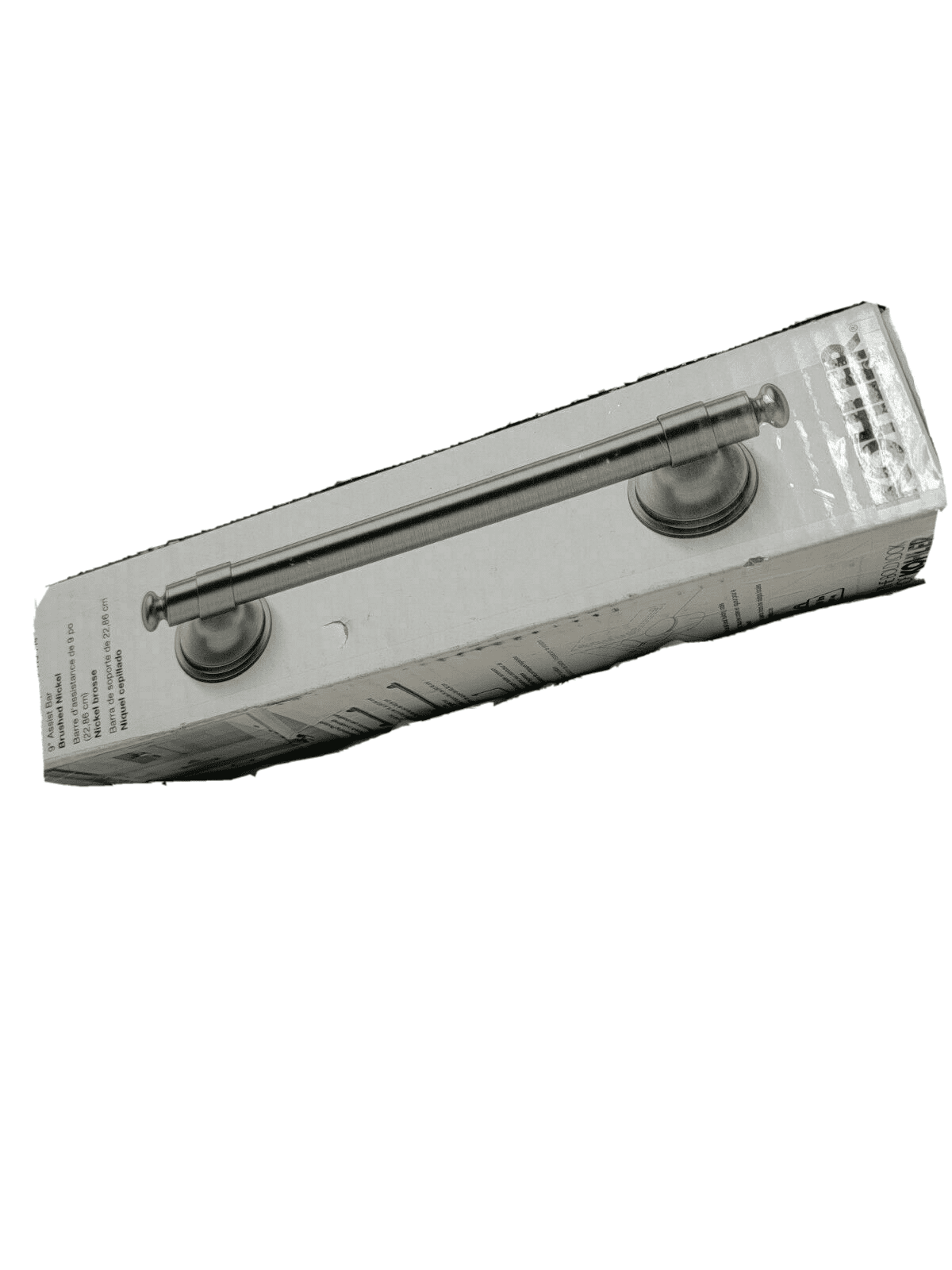 KOHLER KR27234BN Carmichael Assist/Grab Bar 9 Inch Brushed Nickel