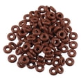 thumbnail image 1 of Universal O Ring Seal Gasket, Orings Seal Washer Replacement for Plumbing Repair for Cars Trucks, 4mm ID x 4mm CS, FKM Rubber, Brown, 100pcs, 1 of 6