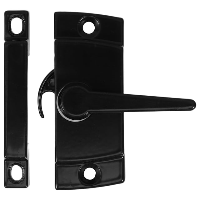 KAKOWELY Sliding Window Sash Locks Cam Sash Locks Double Hung Window Latch Locks Security Vinyl Window Sash Lock And Keeper Replacement With Screws For Vertical And Horizontal Sliding Windows