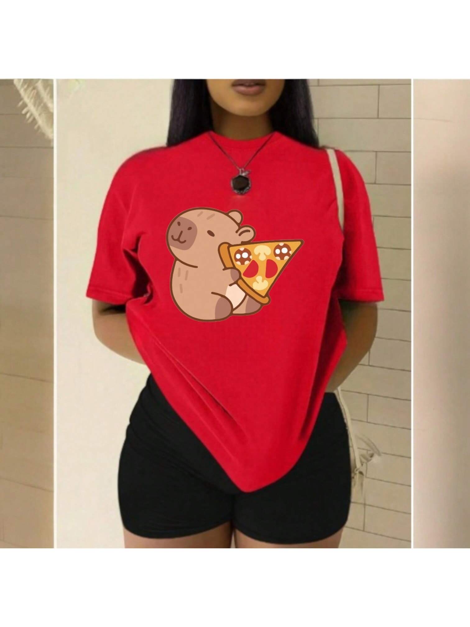 Canotta Racerback Donna Nickelodeon Pizza Bae - Ufficiale TMNT