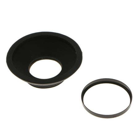 Rubber Eyecup Eyepiece With Metal For E D700 D3 D2, Replaces 19