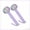 26cm-Purple-2pcs, variant on 2Pcs Wormwood Filled Massage Hammer, 26cm Portable Handheld Percussion Tool for Back, Neck & Shoulder Pain Relief, Traditional Chinese Wellness Acupoint Tapping Mallet