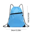 thumbnail image 3 of EGNMCR Organization and Storage, Storage Bins, Storage Containers Drawstring Backpack Sports Drawstring Bag Drawstring Pouch Suitable For Sports Fitness Travel Swimming And Beach Nylon sachet b ag, 3 of 6
