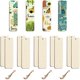 thumbnail image 3 of 100 Piezas de MarcapáGinas de Madera DIY MarcapáGinas en Blanco con Cuerdas Marcadores de Libros de Madera Etiqueta Colgante Fina Rectangular, 3 of 8