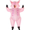 thumbnail image 1 of Inflatable Pig Costume | Inflatable Humor Costume | Premium Quality | Polyester | Comfortable to Wear | Durable | Includes Inflation System kid, 1 of 5