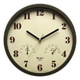 thumbnail image 2 of Small Outdoor Clocks for Patio with Thermometer & Hygrometer Indoor Outdoor Use, 2 of 9