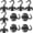 Black, variant on VNDUEEY 10 Pack 110 Lbs Magnetic Hooks, Heavy Duty Neodymium Magnet Hook, Strong Magnetic Hanger for Hanging, Rust Proof Silver Magnets with Hooks for Toolbox, Cruise, Grill, Coat and Storage