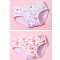 thumbnail image 6 of Emy Dola 12 Pack Girls Brief Kids Soft Underwear Panties Cotton Undies Adorable Prints Briefs for 2-10 Years Toddler, 6 of 7