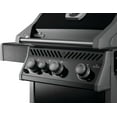 thumbnail image 4 of Napoleon Rogue 425 3-Burner Propane Gas Grill in Black with Cast Iron Cooking Grids and Range Side Burner, 4 of 12