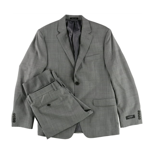 Ralph Lauren Costume Formel à Deux Boutons pour Hommes, Gris, 36 Régulier / 30W x 37L