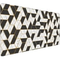 thumbnail image 5 of Extended Mouse Pad, Cubes Marble Gaming Mouse Pad, Large Big Mouse Pad Keyboard Mat Desk Pad with Non-Slip Base and Stitched Edge for Work, Game, Office - 35.5" x 16", 5 of 5