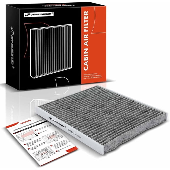 A-Premium Cabin Air Filter with Activated Carbon Compatible with Jeep Gladiator 2020-2022, Wrangler 2018-2023 - 2.0L 3.6L 6.4L - Replace# 68301863AA