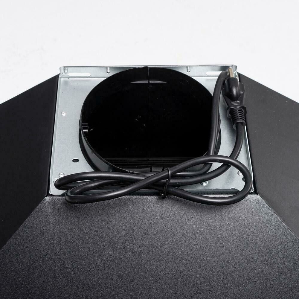 24 inch Wall Mounted Range Hood Kitchen Stove Vent Hood 450 CFM 3-Speed Fan