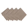 thumbnail image 1 of Elrene Home Fashions Continental Solid Texture - Servilletas De Comedor De Tela Resistente Al Agua Y A Las Manchas, Juego De 4, 17 X 17 Pulgadas, Color Topo, 1 of 5