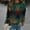 Green, variant on LoyisViDion Women'S Casual Print Sweatshirts thermal Crewneck Long Sleeve T-Shirts Loose Com Yellow 8(L)