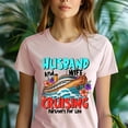 thumbnail image 5 of Husband and Wife Cruising Shirt – Partners for Life Cruise Tee, White, Size S, 5 of 6