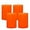 Orange, variant on NestE 4 Packs Dripless Orange Pillar Candles 2x3 Inch Unscented 24 Hour Fall Harvest Cylinder Candles for Thanksgiving Day Dinner Tables, Wedding, Party, Home Decor