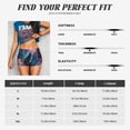 thumbnail image 5 of Goofa Colorful Plant Wolf Printed Workout Shorts Women Seamless Scrunch Butt Lifting High Waisted Gym Booty Shorts Elastic Workout Shorts-X-Large, 5 of 8