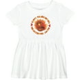 thumbnail image 3 of Inktastic Happy Thanksgiving with Cute Turkey Girls Baby Dress, 3 of 5