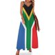 thumbnail image 1 of Vestido sin mangas con bandera sudafricana, vestido de fiesta, trajes de playa para mujeres, vestidos de mujer, vestido de fiesta elegante para mujeres, 1 of 7