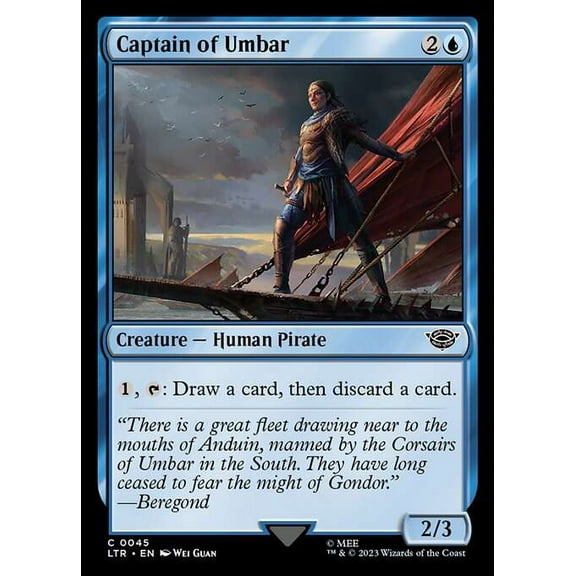 MtG Tales of Middle-Earth Common Captain of Umbar #45