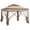 khaki, variant on 10x13 Outdoor Patio Gazebo with 6 Removable Sidewalls, Steel Frame Canopy Shelter for Garden Lawn Backyard Deck, Gray