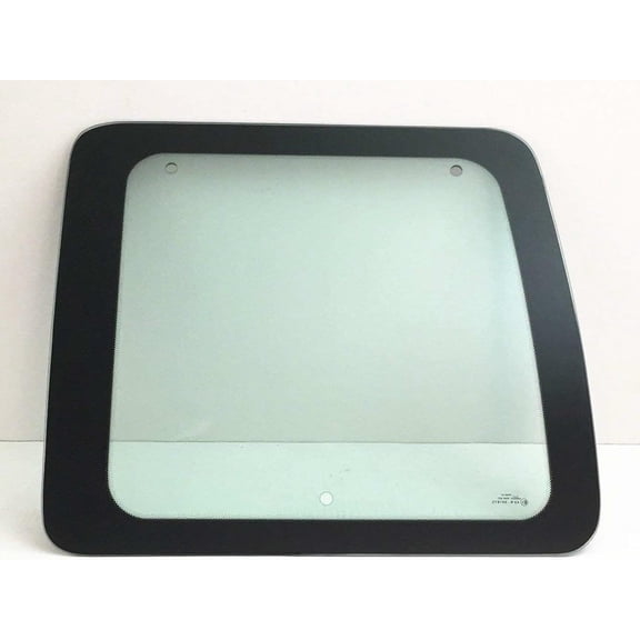 Movable Back Window Back Glass Passenger Right Side Compatible with Ford Econoline 1992-1995 Models