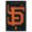 Black Framed Version, variant on MLB San Francisco Giants - Logo 25 Wall Poster, 22.375" x 34" Framed