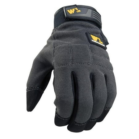 

Wells Lamont All Purpose High Dexterity Work Gloves for Mens Grey & Black - Meidum