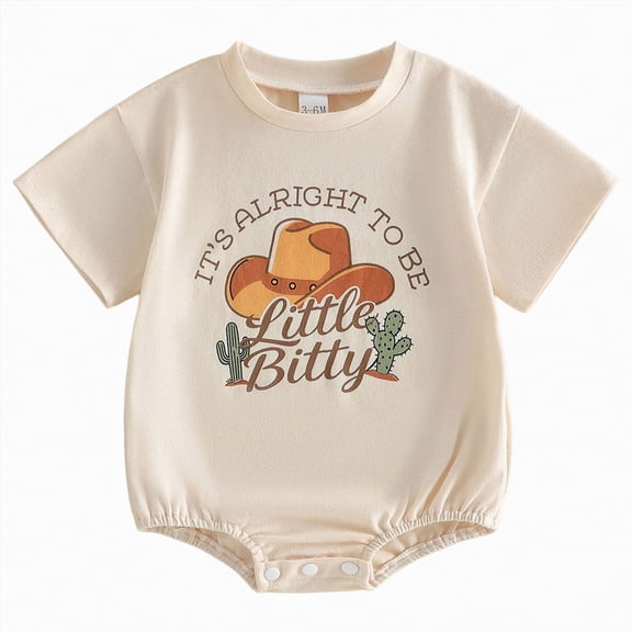 Leey-World Baby Boy Rompers Baby Boy Girl Summer Clothes Short Sleeve Jumpsuit Romper Infant One Piece Outfit(Beige,0-3 Months)
