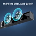 thumbnail image 3 of Barra de sonido Bluetooth MZEIBO 80W para Smart TV con graves potentes, 3 of 9