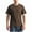 c03Brown, variant on LNWUY Men's Outdoor Sport Shirt Casual Short Sleeve Slim Fit Golf Shirts Basic Regular Fit Solid Tennis Shirts Black M