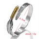 thumbnail image 1 of Brazalete de esqueleto de diseño Retro hecho a mano "Ghost Night Walk", brazalete ancho de apertura creativa dominante retro para hombre, 1 of 5
