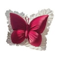 thumbnail image 4 of Cojín de mariposa para dar soporte a la cintura, decoración del hogar, accesorio para fotos, cojín para la mesita de noche, para sofá, para estudio, rojo, 4 of 8