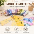 thumbnail image 6 of iMzoon 84 Pcs Butterfly Quilting Fabric Roll 2.56" Fabric Squares Jelly Patchwork Precut Strips Bundles for Holiday Materials Craft DIY Sewing Cloths, 6 of 20