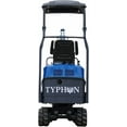 thumbnail image 4 of TYPHON Storm Mini Excavator - 1.1 Ton Trench Digger with Boom Swing, Bucket, 4 of 12