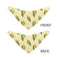thumbnail image 3 of Naloa Yellow Corn Dog Bandana Large and Small-Dog Scarf Bib Handkerchief Accessories for Dogs and Cats(S-L)-Medium, 3 of 5