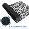 thumbnail image 6 of Long Mouse Pads for Desk,Black Geometric Striped Pattern Desk Mats on Top Of Desks, Desk Mouse Pad Extra Large with 3mm Non-Slip Base and Stitched Edge for Gaming,Office,Work,Home 31.5"x11.8", 6 of 6