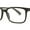 Matte Grey, variant on Stylish Matte Finish Rectangle Plastic Reading Glasses Blue +2.0
