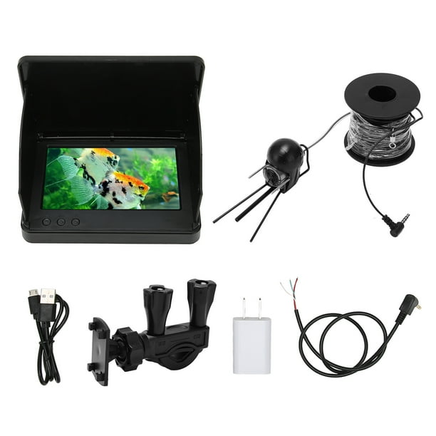 Cámara de Pesca Impermeable IP68 Nikou con Visión Nocturna IPS HD de 5 Pulgadas y 2000 cd