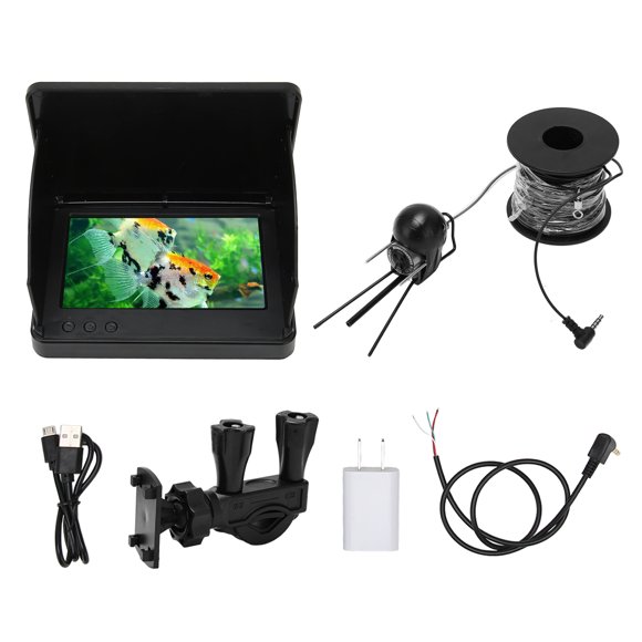 Cámara de Pesca Impermeable IP68 Nikou con Visión Nocturna IPS HD de 5 Pulgadas y 2000 cd