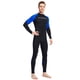 thumbnail image 4 of Traje de baño Traje de neopreno para hombre de buceo de una pieza con cremallera trasera Traje de surf de manga larga de secado rápido para deportes acuáticos, 4 of 7