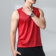 thumbnail image 5 of Mens Camisetas de Verano Suéter Color Sólido Cuello Redondo, Elástico Ajustado sin Marcas Al Aire Libre Camiseta, 5 of 5