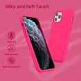 thumbnail image 5 of Entronix Silicone Soft Case Designed for iPhone 11 Pro Max Shockproof Durable Slim Fit, Hot Pink, 5 of 6