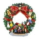 thumbnail image 4 of Corona De Navidad Tren Giratorio Decoración Colgante Para Fiesta Decoración De Navidad, 4 of 8