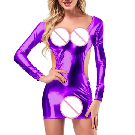 Sleep Bras for Women Front Closure Unlined Bras With Underwire Women Fashion Solid Sexy Lingerie Gold P Leather Long Seleeve Skirt