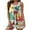 Multicolor, variant on CLOISE Plus Size Swimwear Tankini Womens with Underwire Two Piece with Boy Shorts Full Coverage Swimsuits Flowers Bathing Suit Hawaiian Beachwear