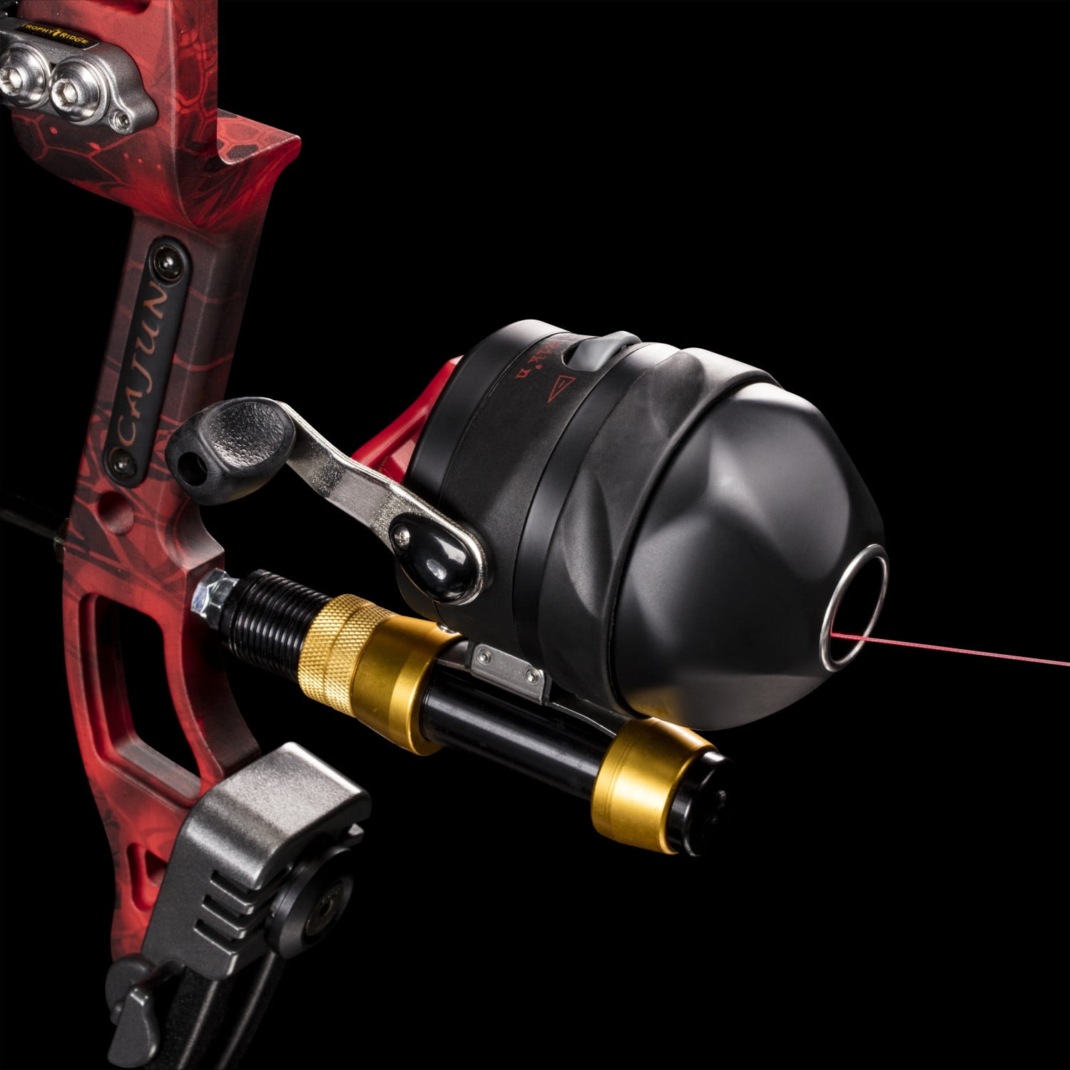 Cajun Spin Doctor Bowfishing Spinning Reel with Pre-Spooled 150 lb. Fast  Flight Line 