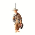 thumbnail image 1 of 1/87 figuras antiguas chinas Mini modelo de diseño de carretera suministros Hombre Pescador Gris Zulema escena personas figura, 1 of 8