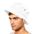 thumbnail image 3 of TZ Promise Unisex Bucket Hat for Women Men 100% Cotton Denim Packable Summer Travel Beach Sun, 3 of 3